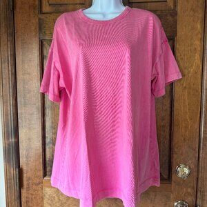 Old Navy Weathered Pink Crewneck Short Sleeve Tee Medium